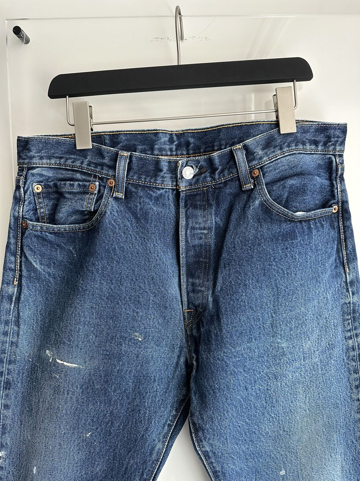 Levi's Vintage Medium Wash Levi’s 501 Jeans Size US 36 / EU 52 - 4 Thumbnail