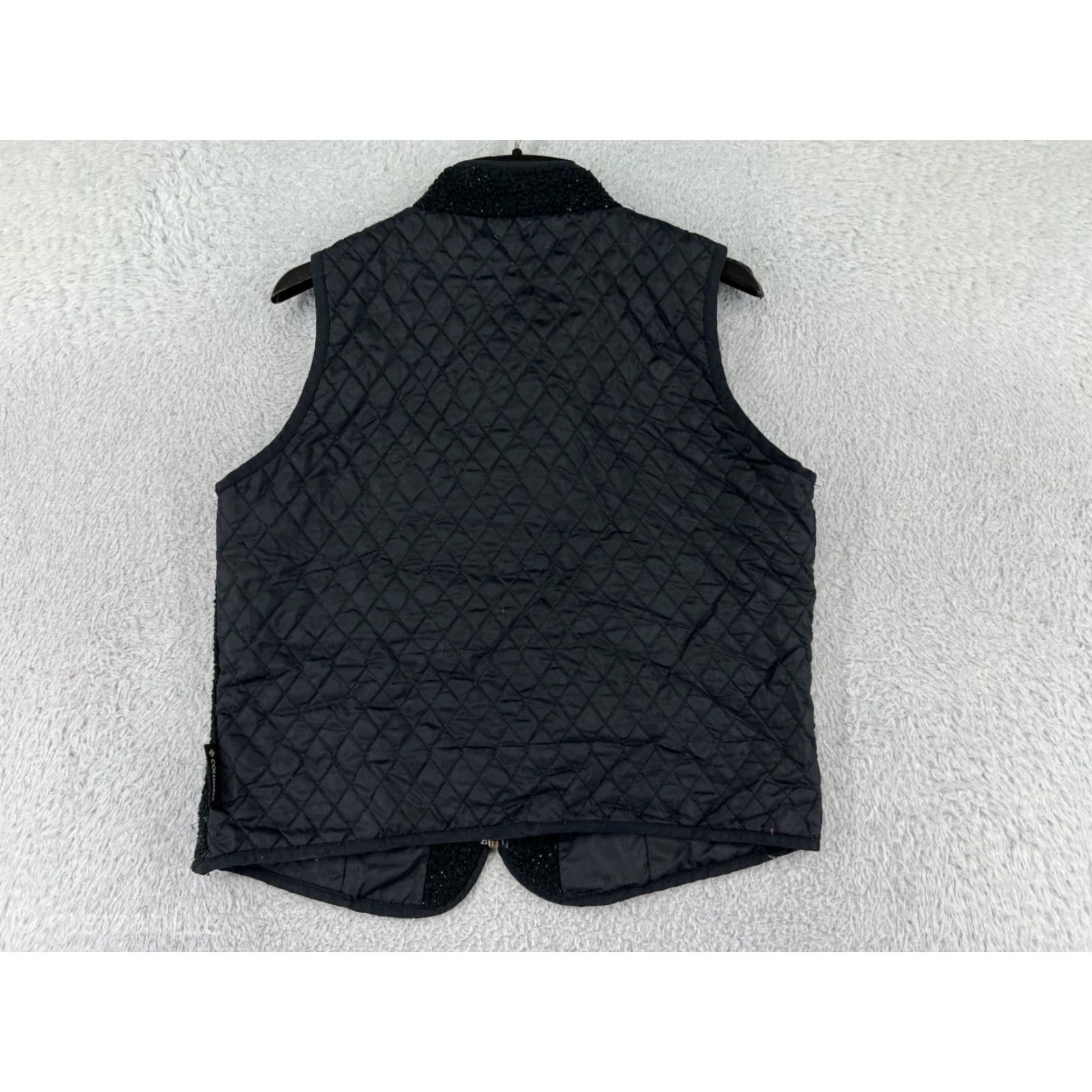Vintage VINTAGE Columbia Vest Womens Small Black Full Zip Acrylic Blend Fleece Made USA Size S / US 4 / IT 40 - 2 Thumbnail