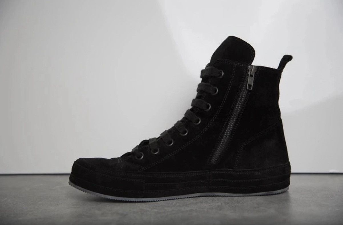 Ann Demeulemeester Ann Demeulemeester AW13 Suede High Tops in black Size US 8 / EU 41 - 11 Thumbnail