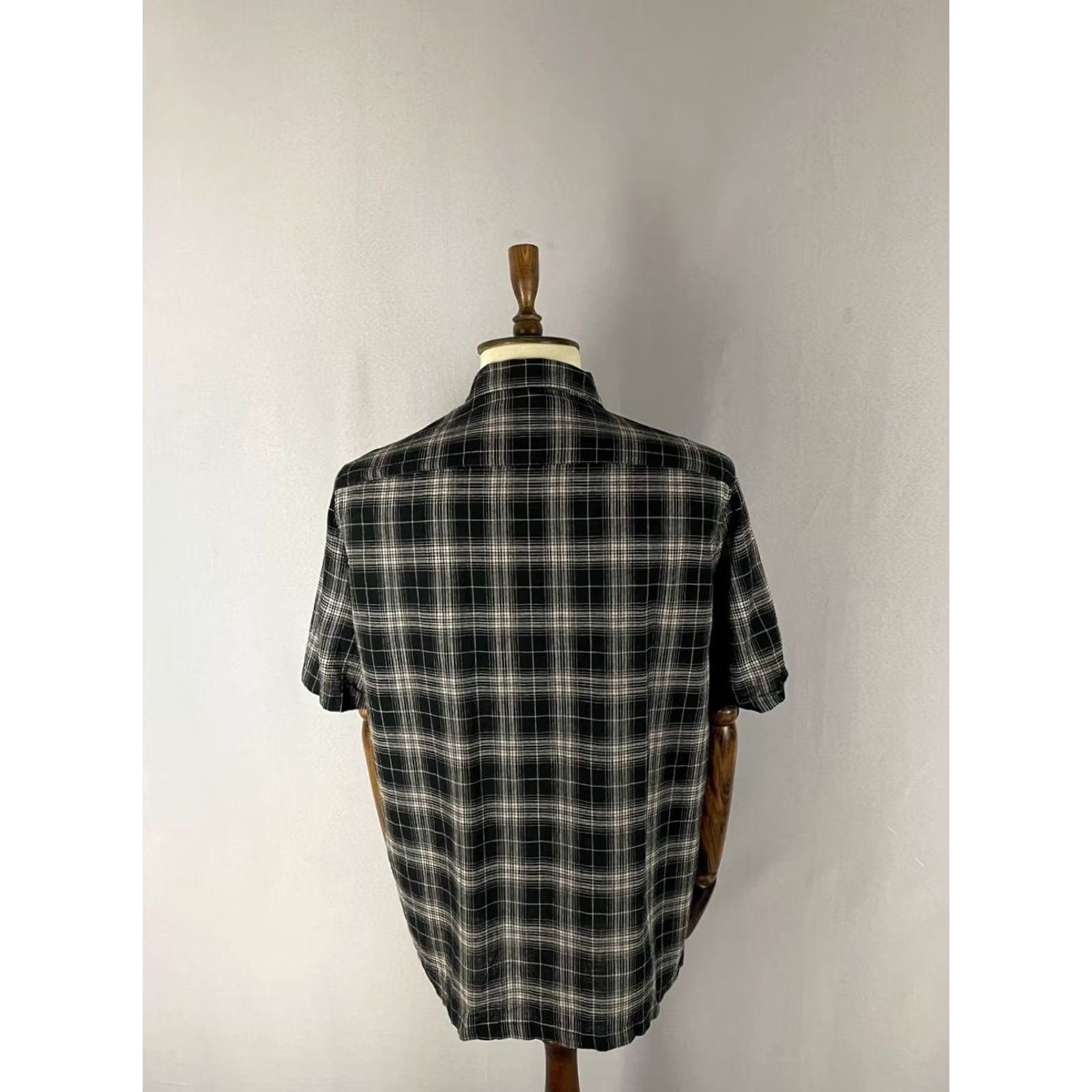 Allsaints AllSaints Mens Casual Shirt L Multicolor Cotton Stretch Short Sleeve Button-Up Shirt Size US L / EU 52-54 / 3 - 2 Thumbnail
