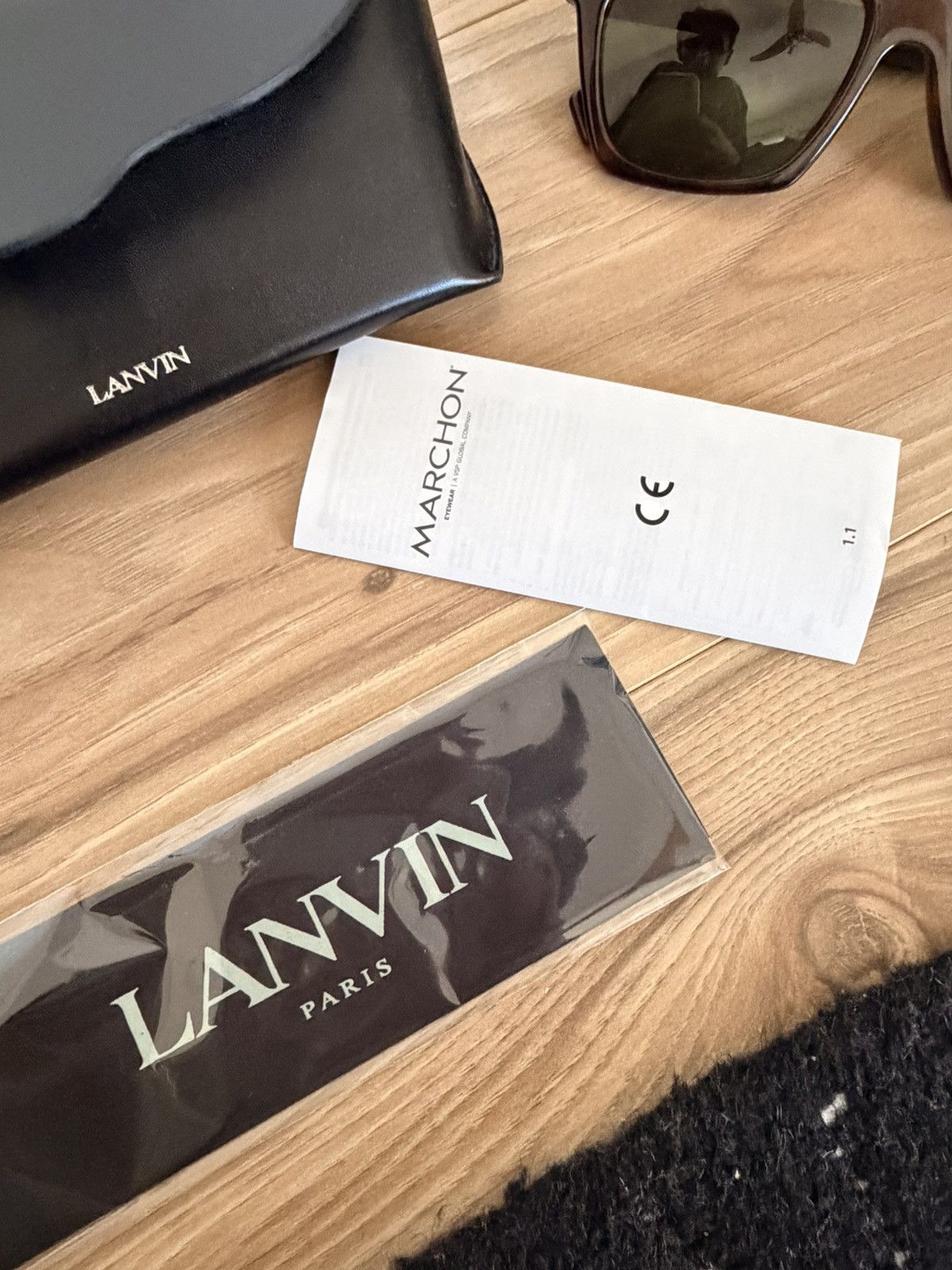 Lanvin Green Lenses Tortoise Shell Lanvin Sunglasses Size ONE SIZE - 8 Thumbnail