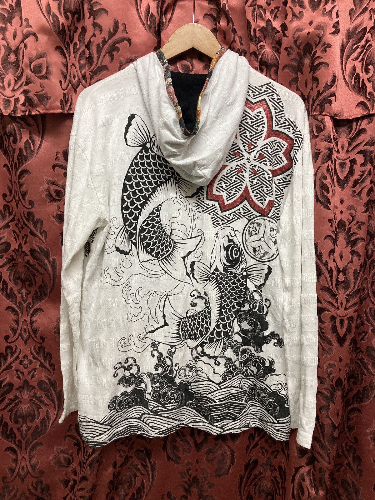 Designer × Japanese Brand Japanese design long sleeve hoodie tee Size US XL / EU 56 / 4 - 1 Thumbnail