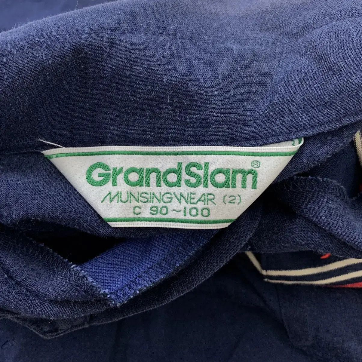 Grand Slam Vintage 80’ GRAND SLAM MUNSINGWEAR Polo Tee Shirt Stripped Size US S / EU 44-46 / 1 - 7 Thumbnail