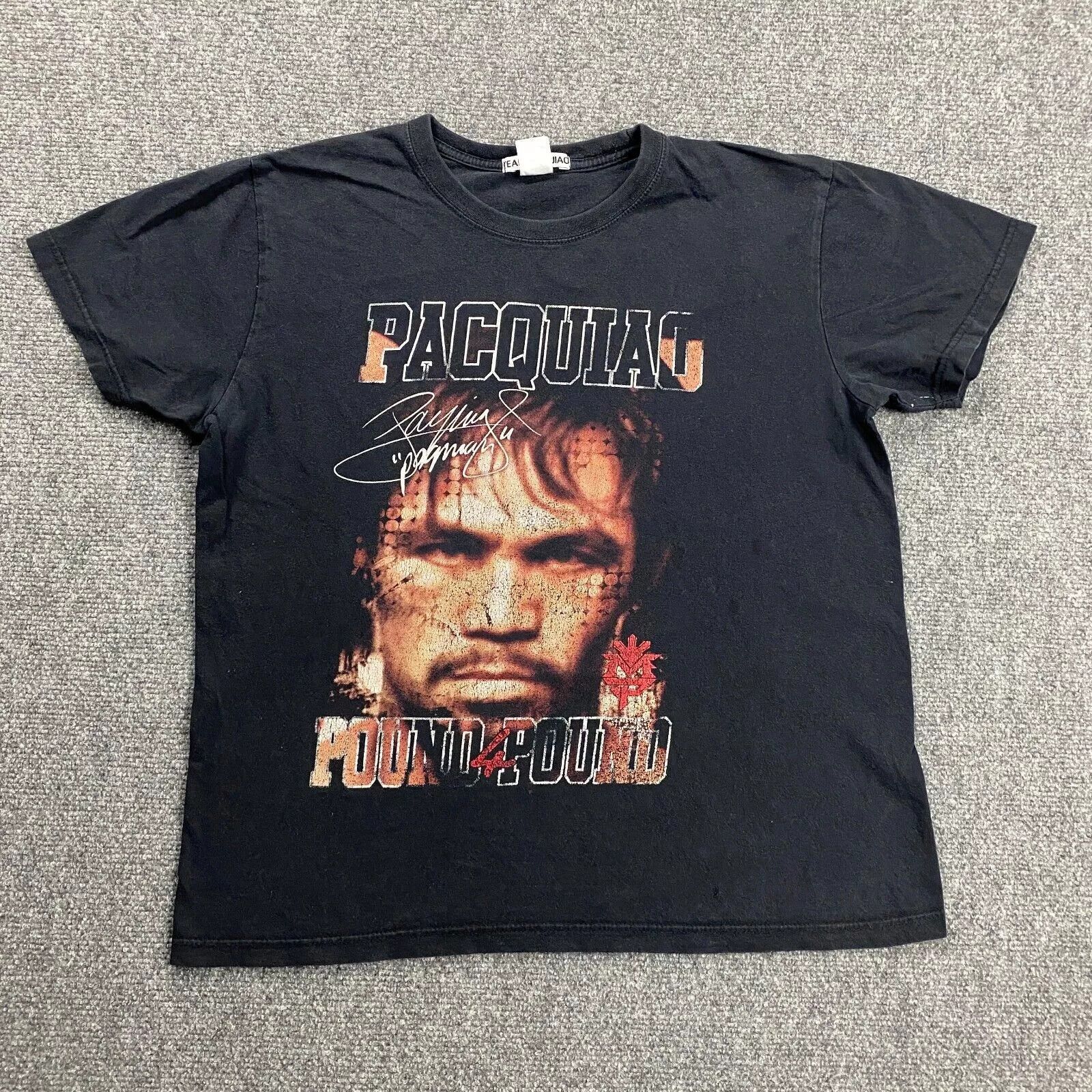 Vintage Vintage Team Pacquiao Shirt Medium Pound 4 Pound Pacman Mens Size US M / EU 48-50 / 2 - 1 Thumbnail