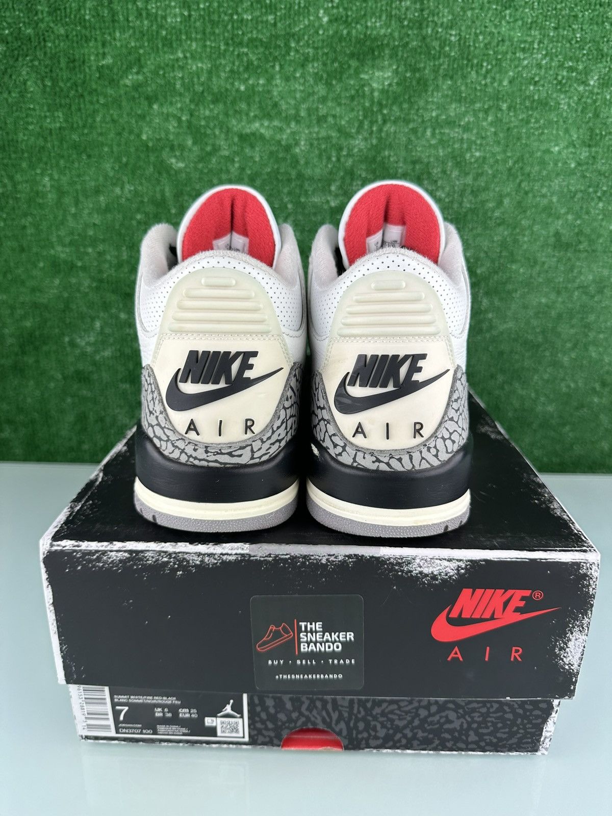 Jordan Brand Jordan 3 Retro Mid White Cement Reimagined Size 7M Size US 7 / EU 40 - 7 Thumbnail