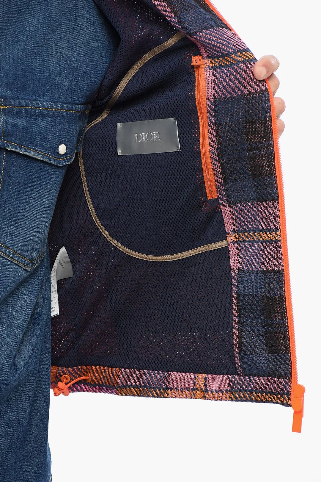 Dior × ERL og1mm0326 Linen-Blend Gilet in Multicolor Size US L / EU 52-54 / 3 - 6 Thumbnail