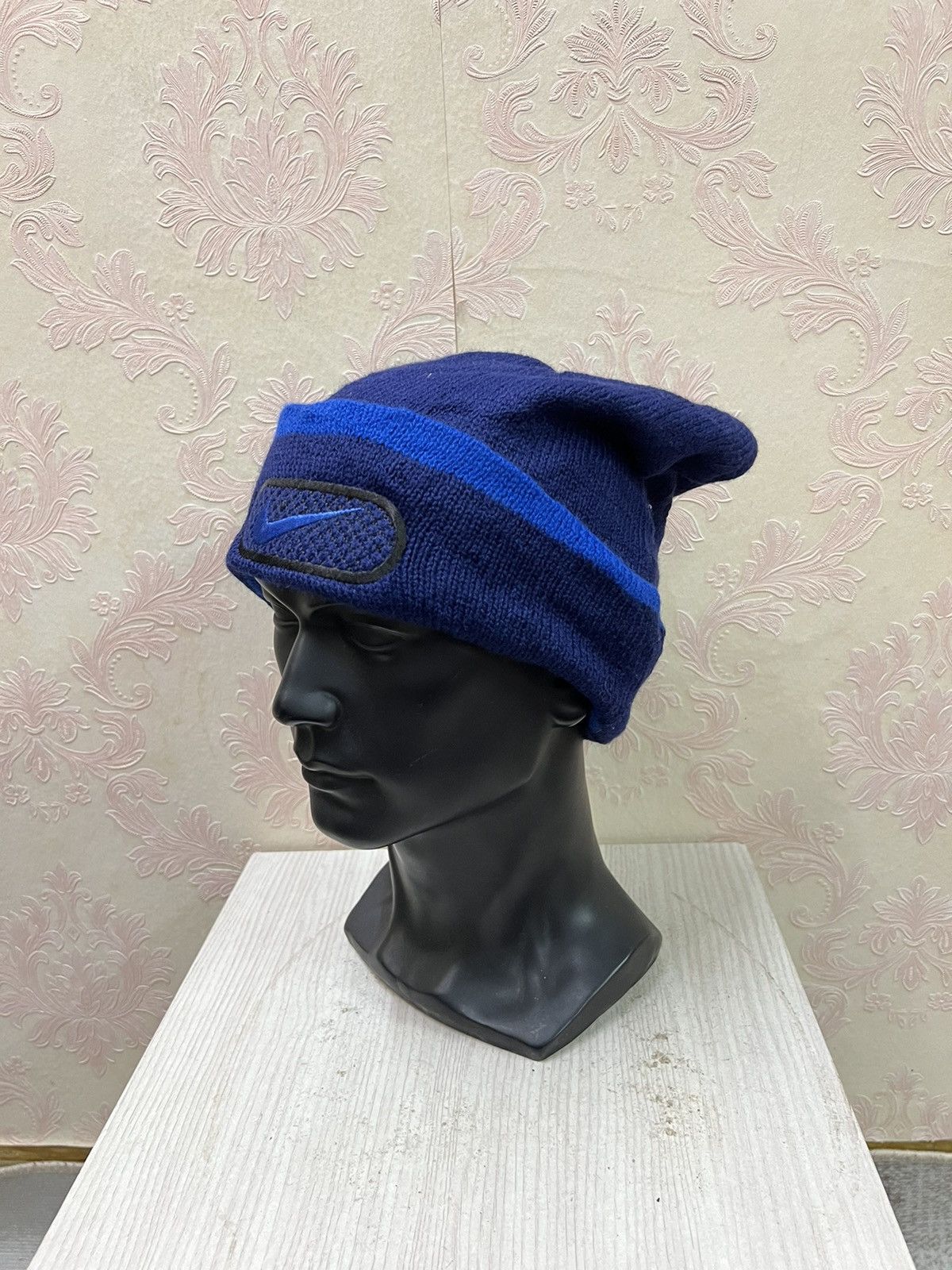 Nike Vintage Nike Swoosh Beanie hats Size ONE SIZE - 3 Thumbnail