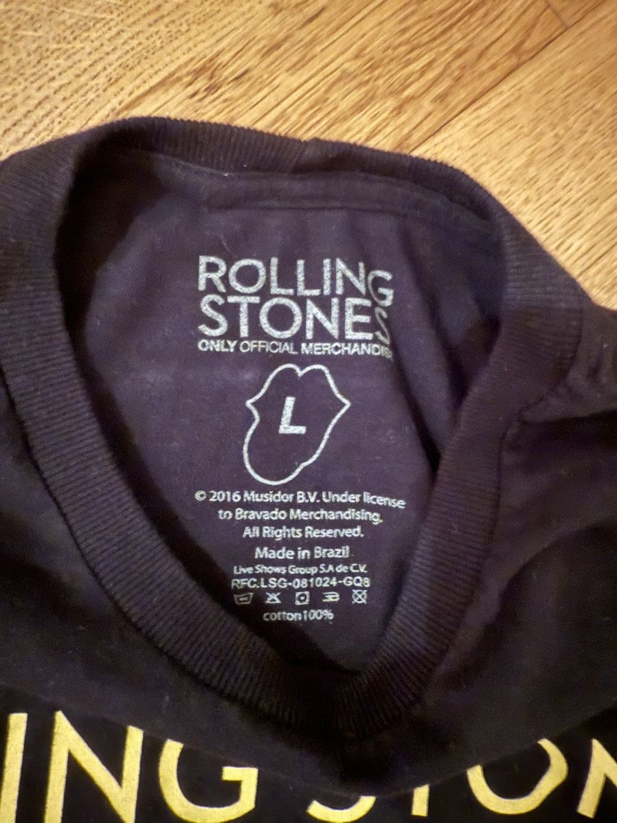 Vintage Rolling Stones official Tour T Brasil Size US L / EU 52-54 / 3 - 5 Thumbnail