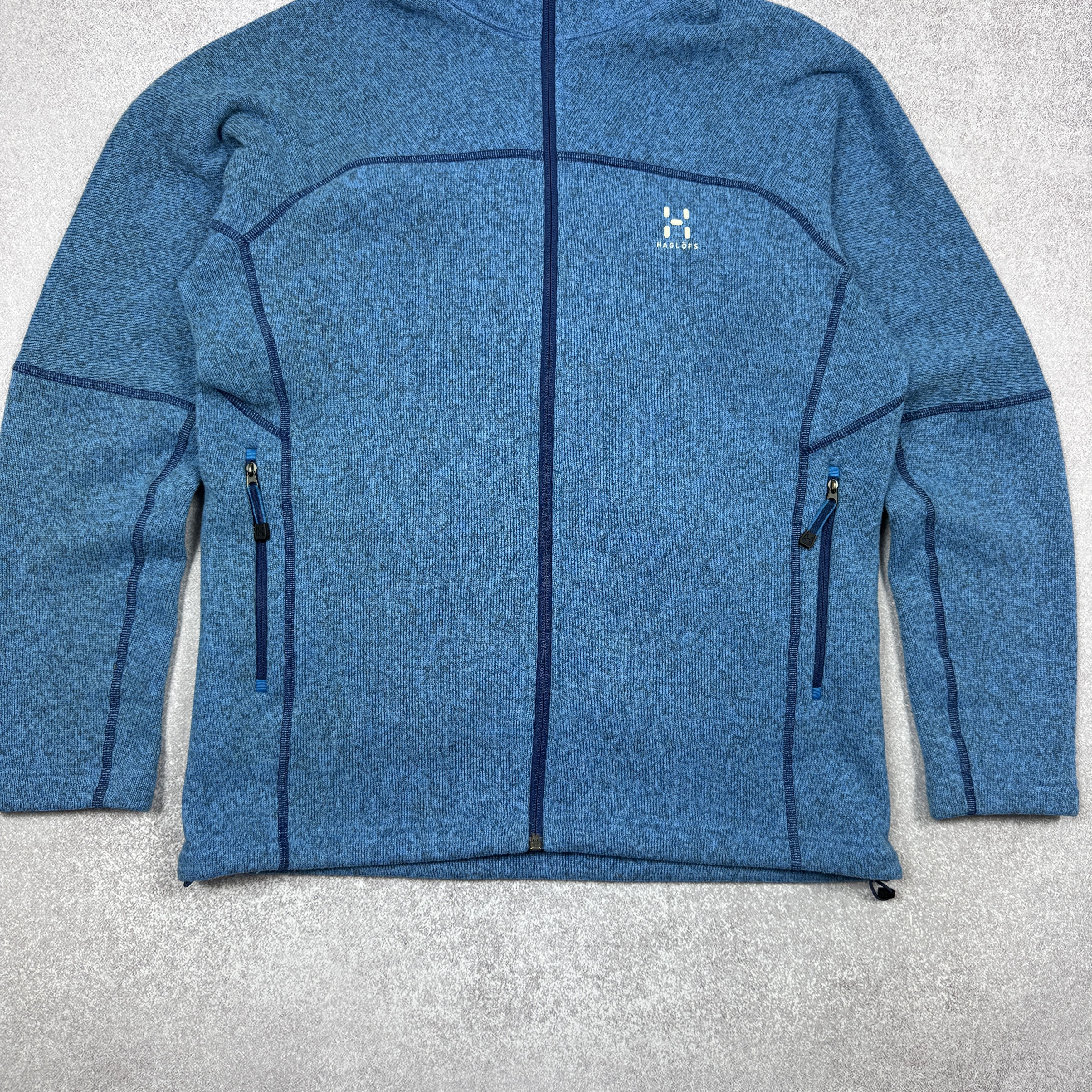 Haglofs Men`s HAGLOFS SWOOK BLUE FLEECE JACKET SIZE S-M / 48 Size US S / EU 44-46 / 1 - 4 Thumbnail