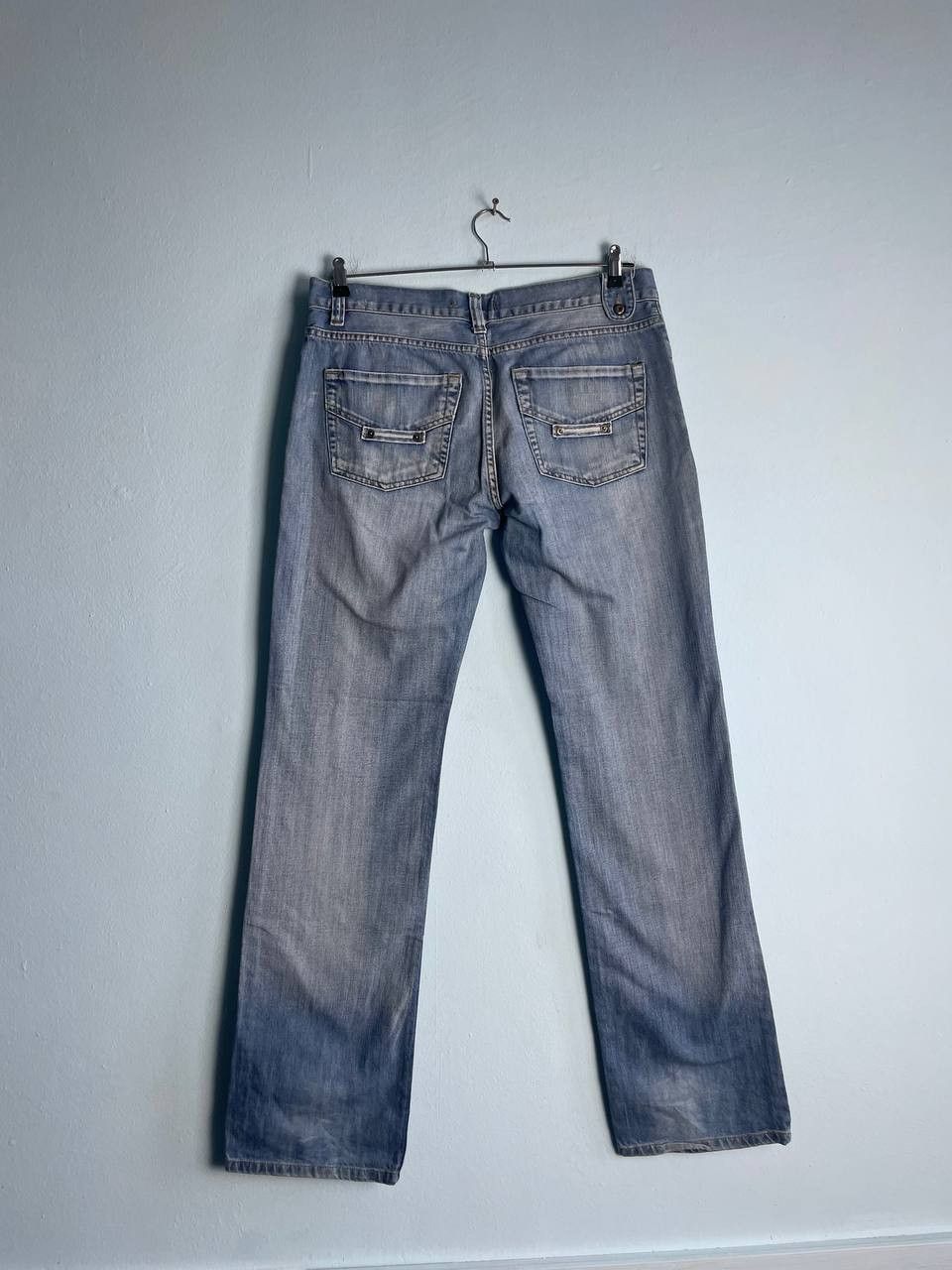 Armani × Hysteric Glamour × Le Grande Bleu (L.G.B.) Armani 00s vintage wide leg carpenter baggy fit jeans denim Size US 34 / EU 50 - 1 Thumbnail