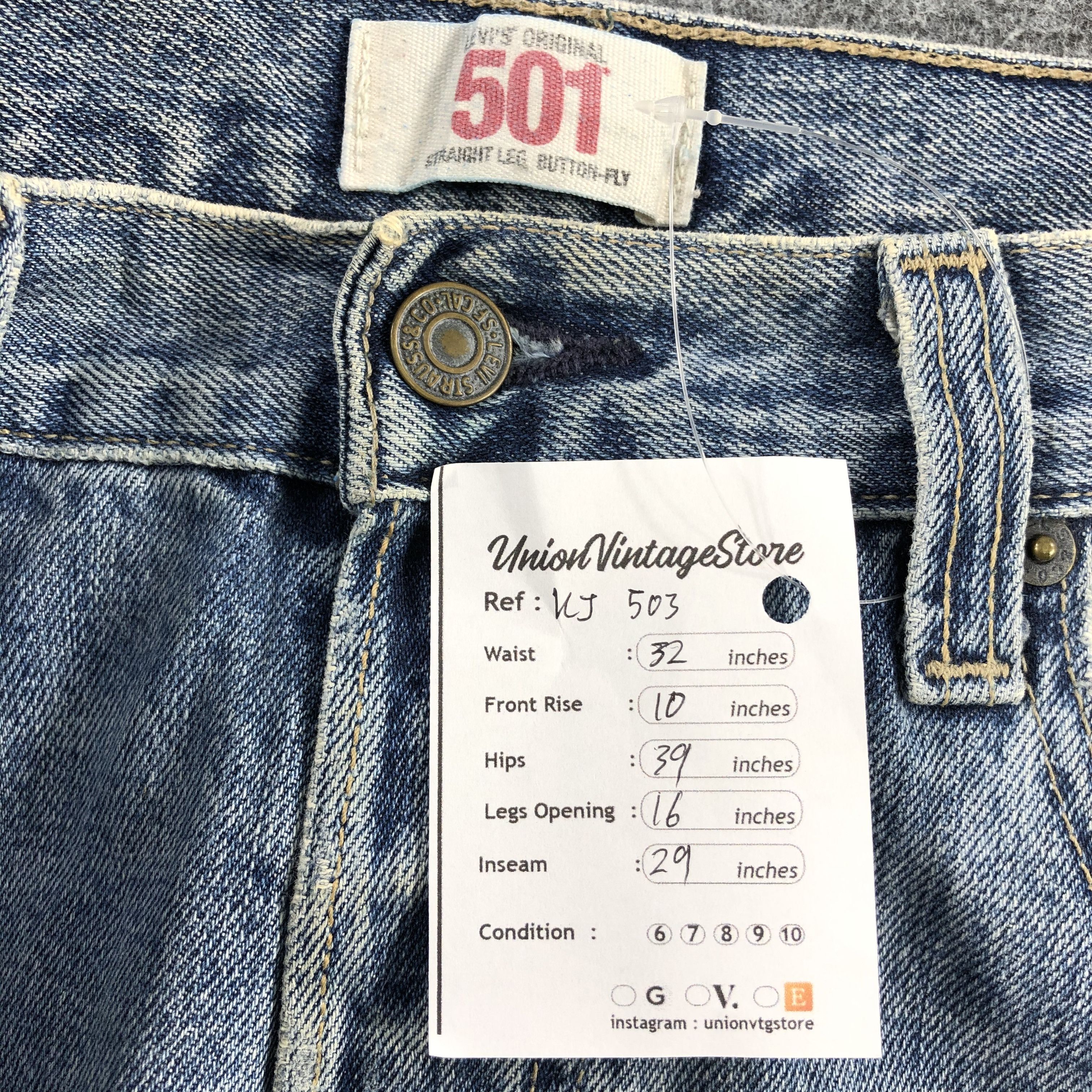 Levi's Vintage Levi's 501 Jeans Distressed Denim KJ503 Size US 30 / EU 46 - 12 Thumbnail