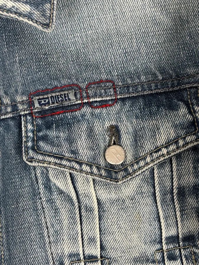 Diesel Diesel Light Blue Faded Denim Jacket Size US M / EU 48-50 / 2 - 9 Thumbnail