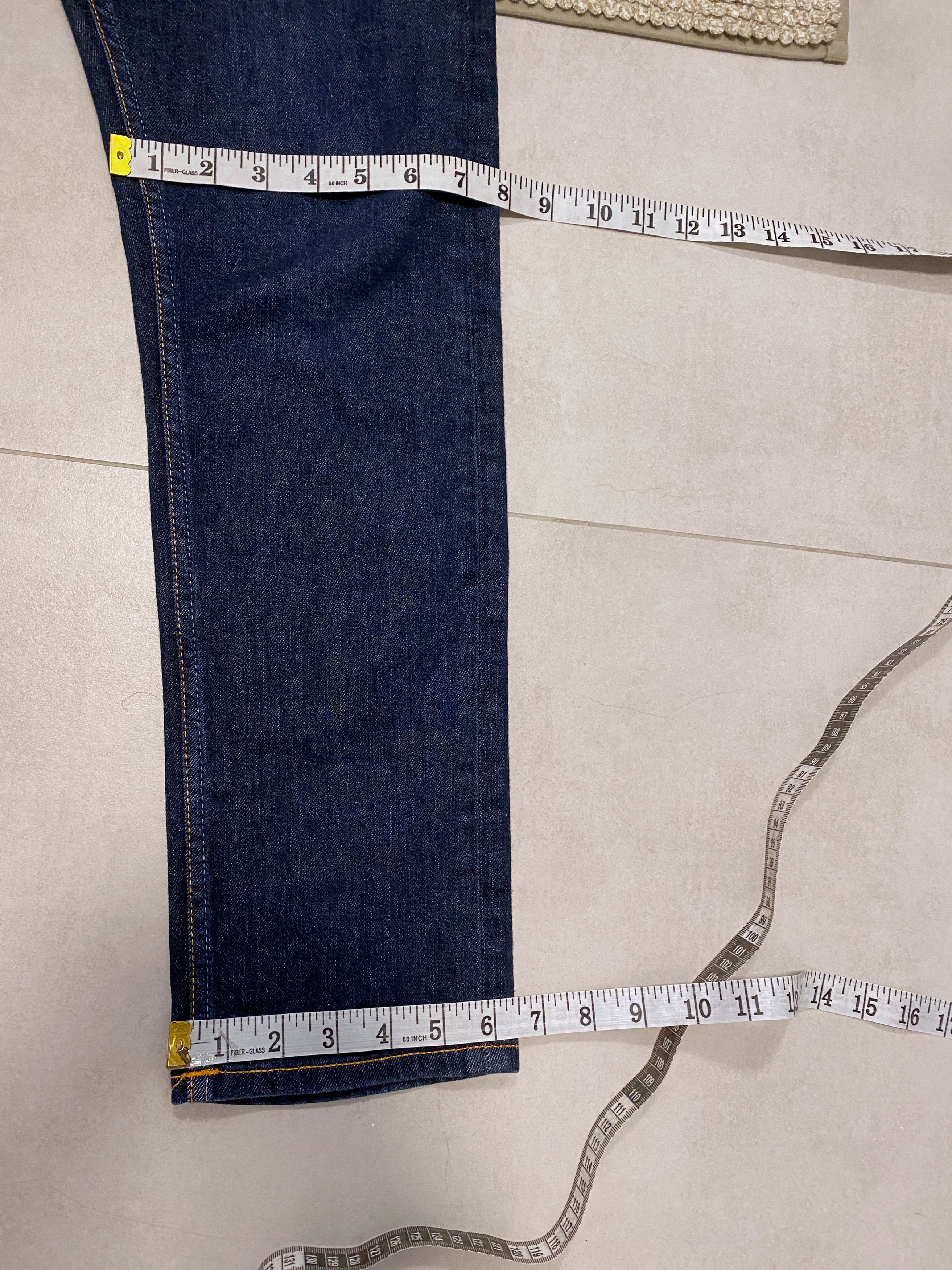 Denime × Nudie Jeans Nudie Jeans Lean Dean Dry 16 Dips denim jeans size W 32 L 30 Size US 32 / EU 48 - 13 Thumbnail