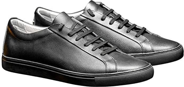 Other TCG Kennedy Mens Black Leather Low Top Lace Up Lifestyle Size US 12 / EU 45 - 3 Thumbnail
