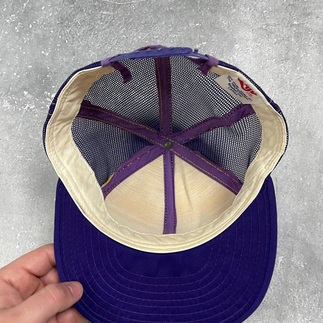 NFL × Vintage Vintage 80s East Carolina Pirates Double Knit Trucker Hat Size ONE SIZE - 20 Thumbnail