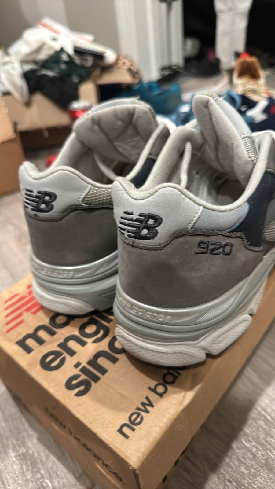 New Balance New Balance UK 920 Limited Silver w 3M Size US 9.5 / EU 42-43 - 4 Thumbnail