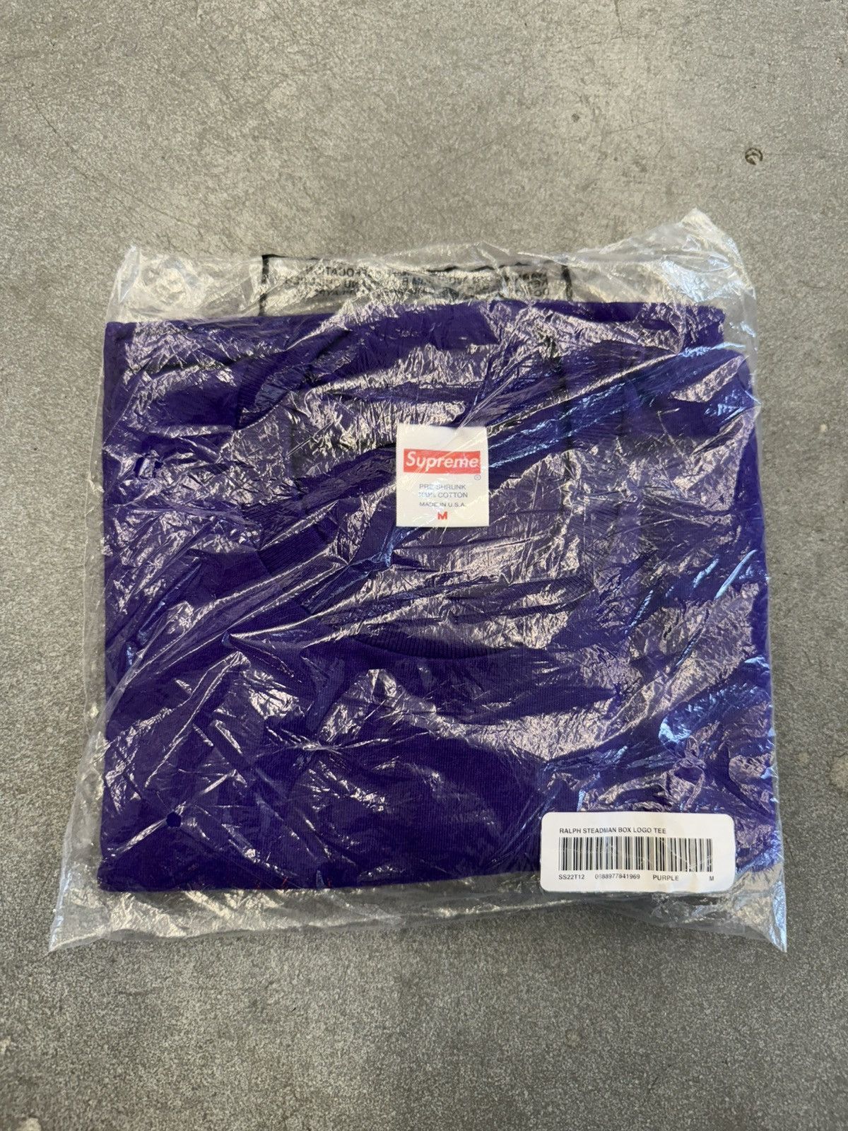 Supreme SS22 Ralph Stedman Box Logo Tee Size US M / EU 48-50 / 2 - 2 Thumbnail