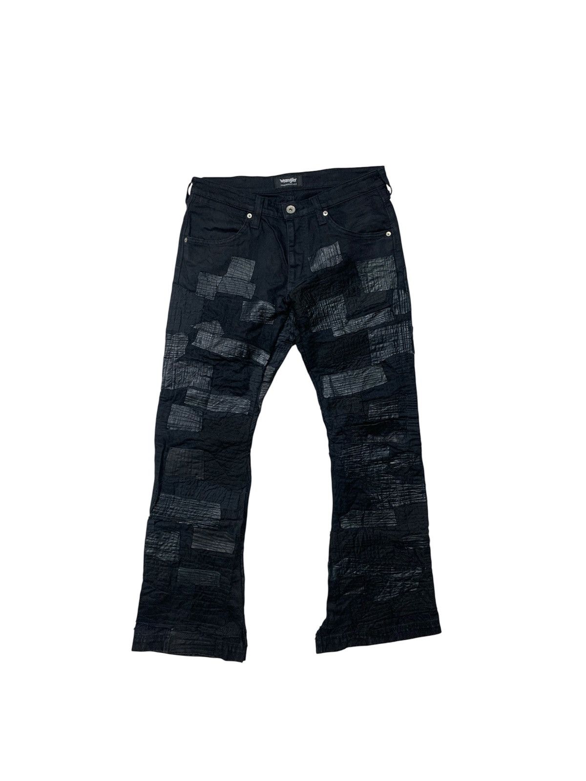 Wrangler Wrangler Flare Distressed pacth work denim Size US 32 / EU 48 - 1 Thumbnail