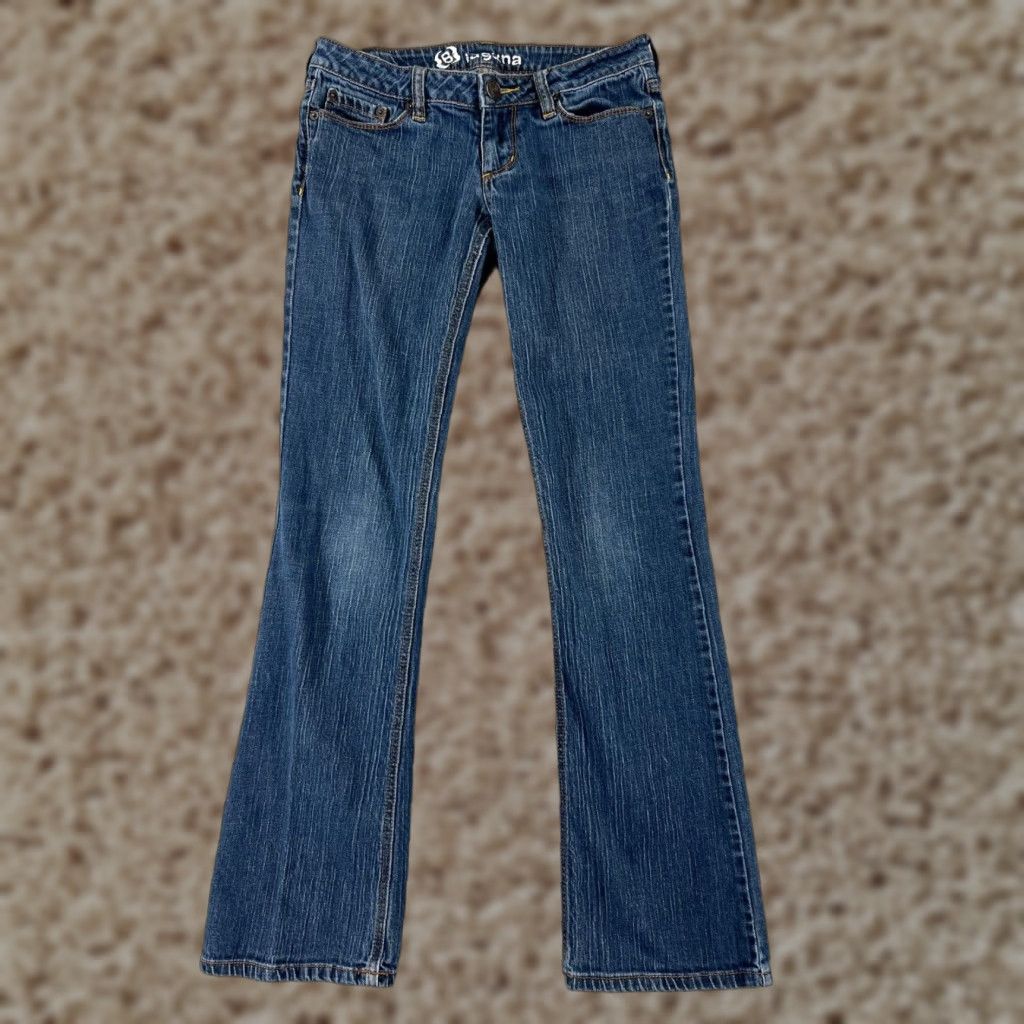 Vintage Bullhead Jeans 3 Blue Denim Laguna Bootcut Cotton Blend Low Rise 26x30 Womens Jeans Size 26" / US 2 / IT 38 - 1 Thumbnail