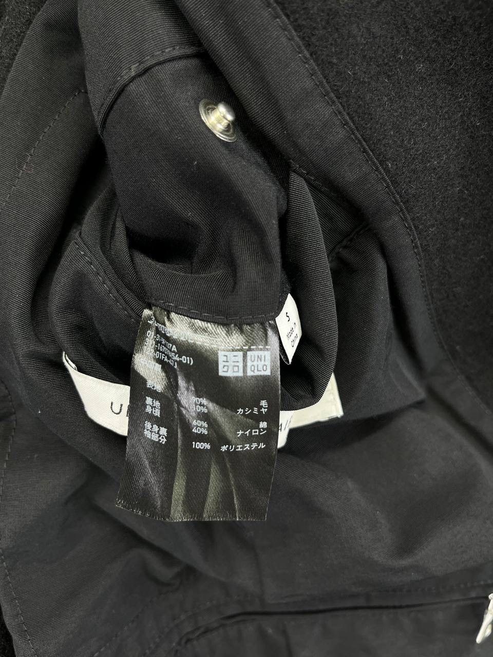 Lemaire × Uniqlo Lemaire Uniqlo Button Up Wool Black Jacket Size S / US 4 / IT 40 - 7 Thumbnail