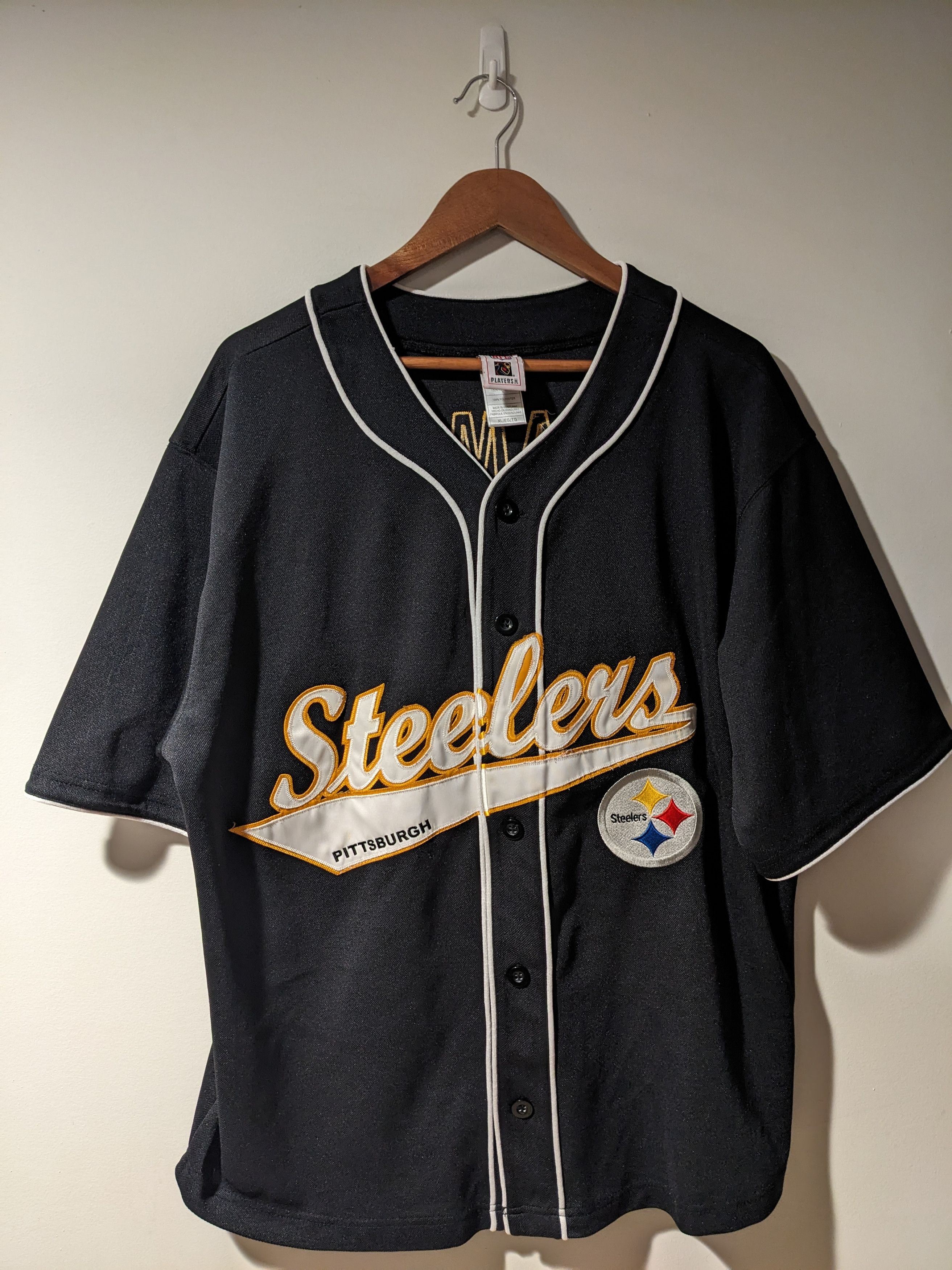 NFL × Vintage Vintage Y2K Pittsburgh Steelers Polamalu NFL Jersey Size US XL / EU 56 / 4 - 4 Thumbnail
