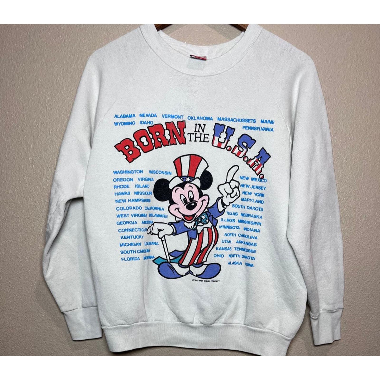 Fruit Of The Loom 🗽 Vintage Disney Sweatshirt – Fruit of the Loom Size L Size L / US 10 / IT 46 - 1 Thumbnail