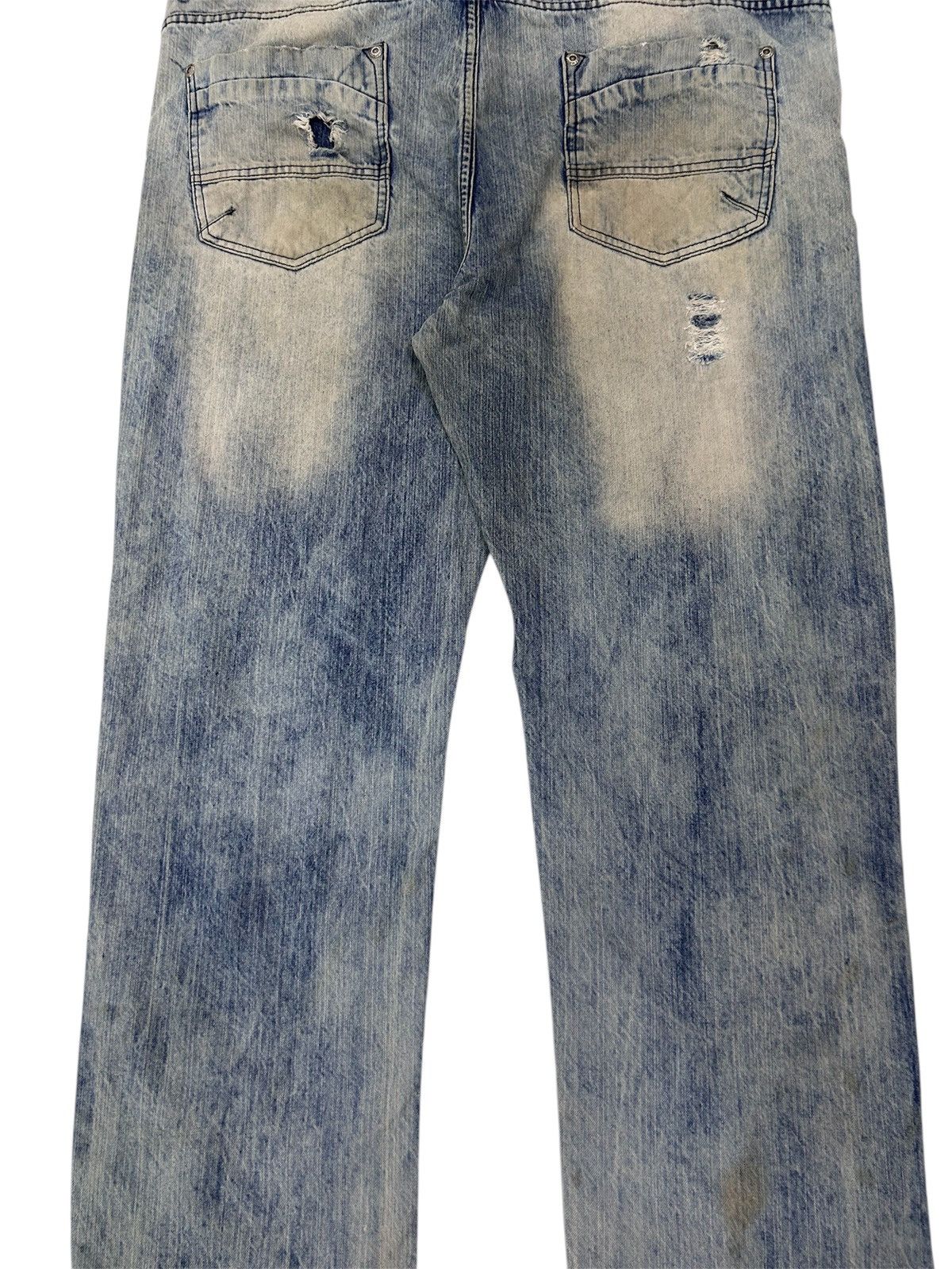 Southpole × Vintage 💥Vintage Southpole Denim Distressed Blue Wash Jeans Size US 42 / EU 58 - 5 Thumbnail