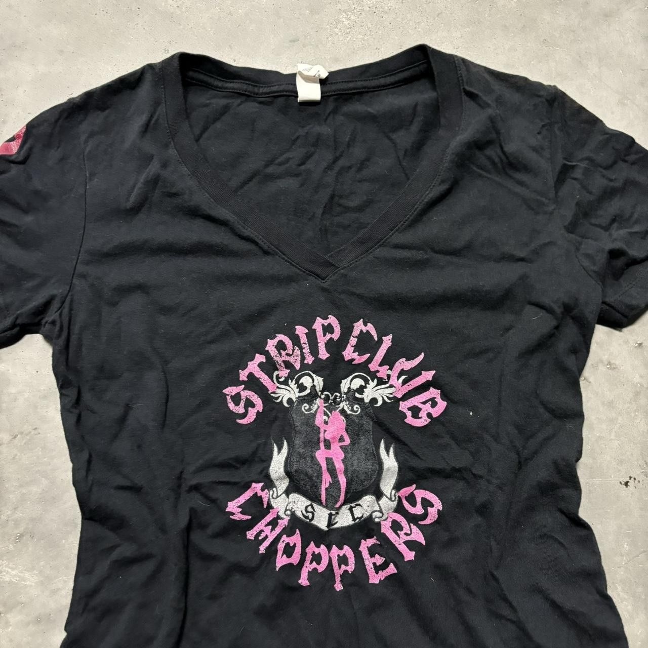 Japanese Brand × Vintage Crazy Vintage Y2K/2000s Cute Grunge Strip Club Choppers Cyber Top! Size M / US 6-8 / IT 42-44 - 2 Thumbnail