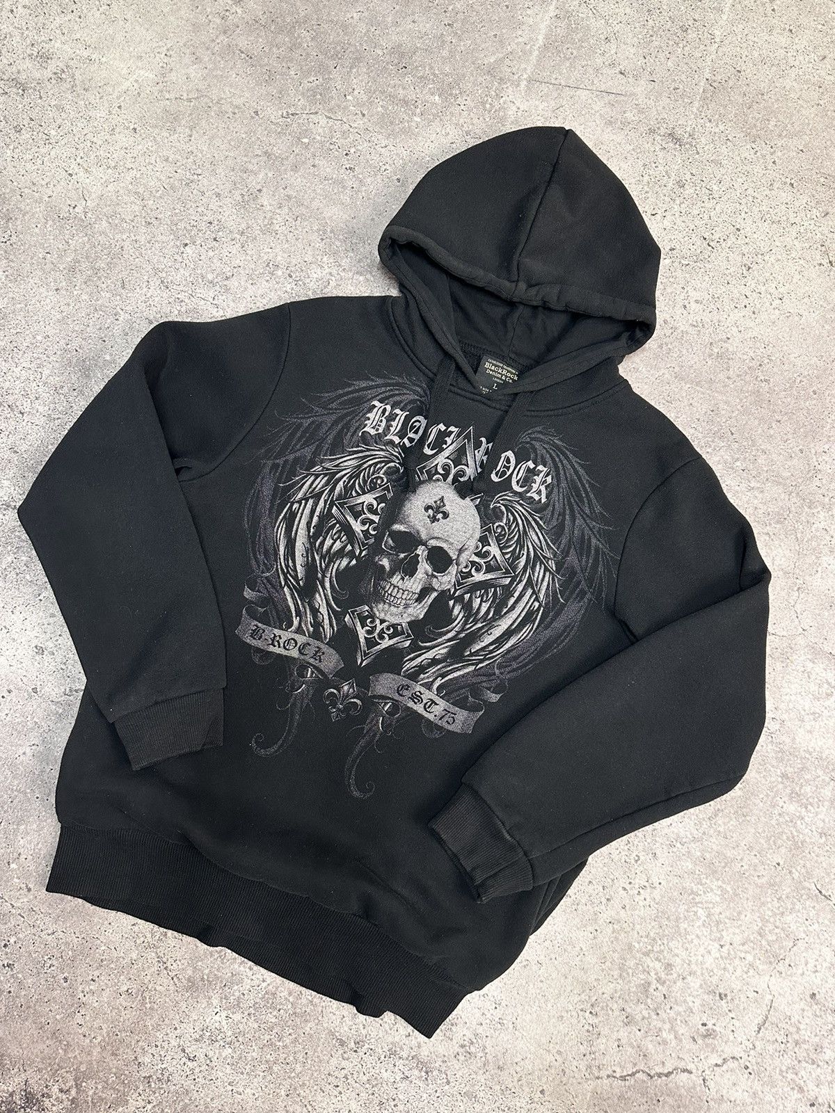 Other Vintage Hoodie Black Rock Affliction Band Tee Mettalica Opiu Size US L / EU 52-54 / 3 - 4 Thumbnail