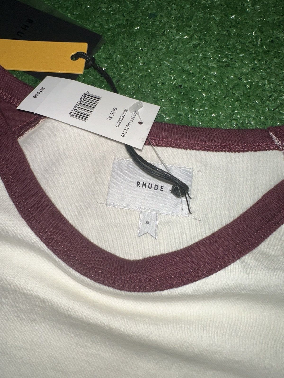 Rhude Rhude Raglan Tee Size US XL / EU 56 / 4 - 5 Thumbnail