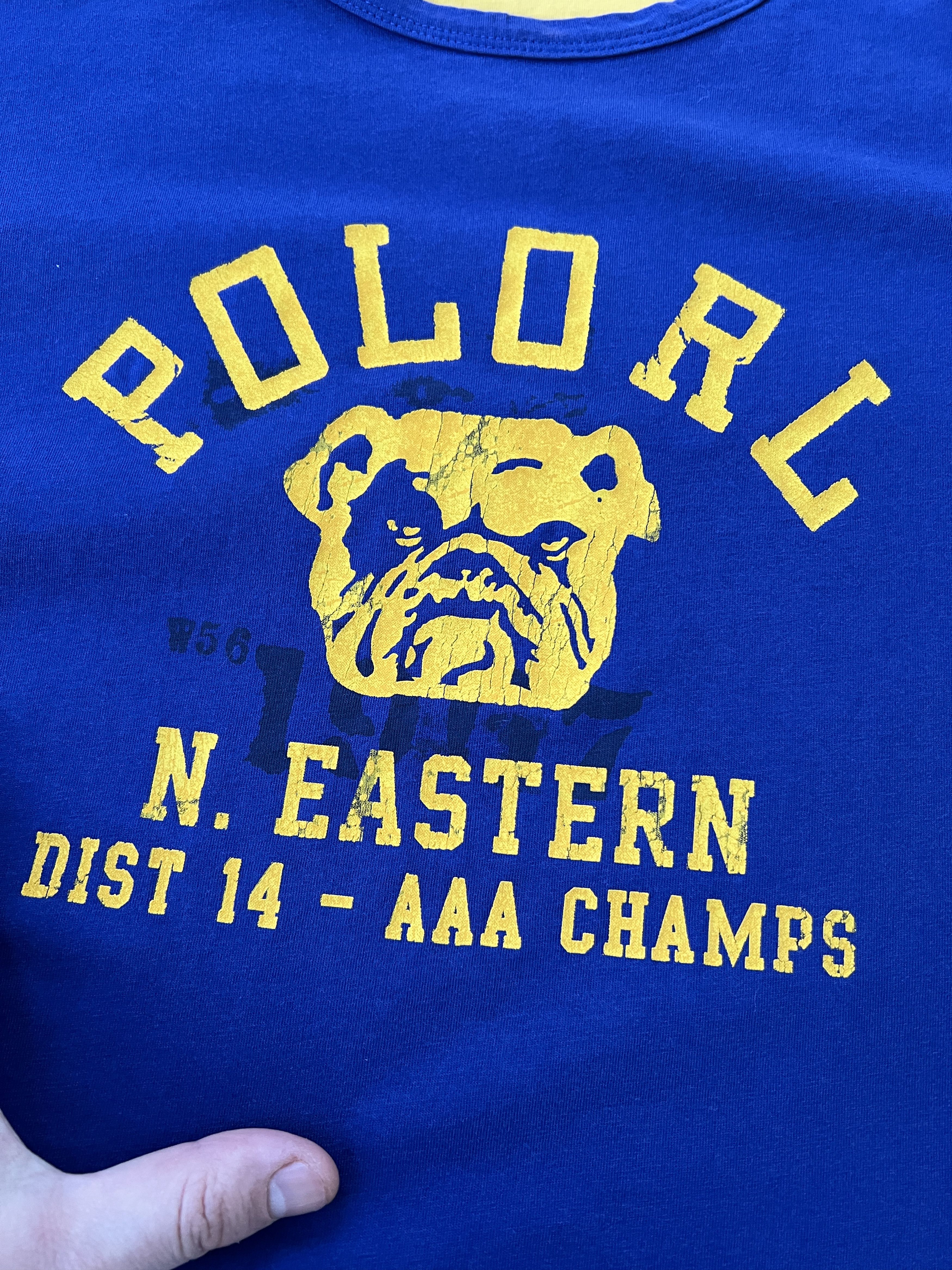 Polo Ralph Lauren Polo Ralph Lauren Bull Dog Champs Reversible Tee Size US XXL / EU 58 / 5 - 2 Thumbnail