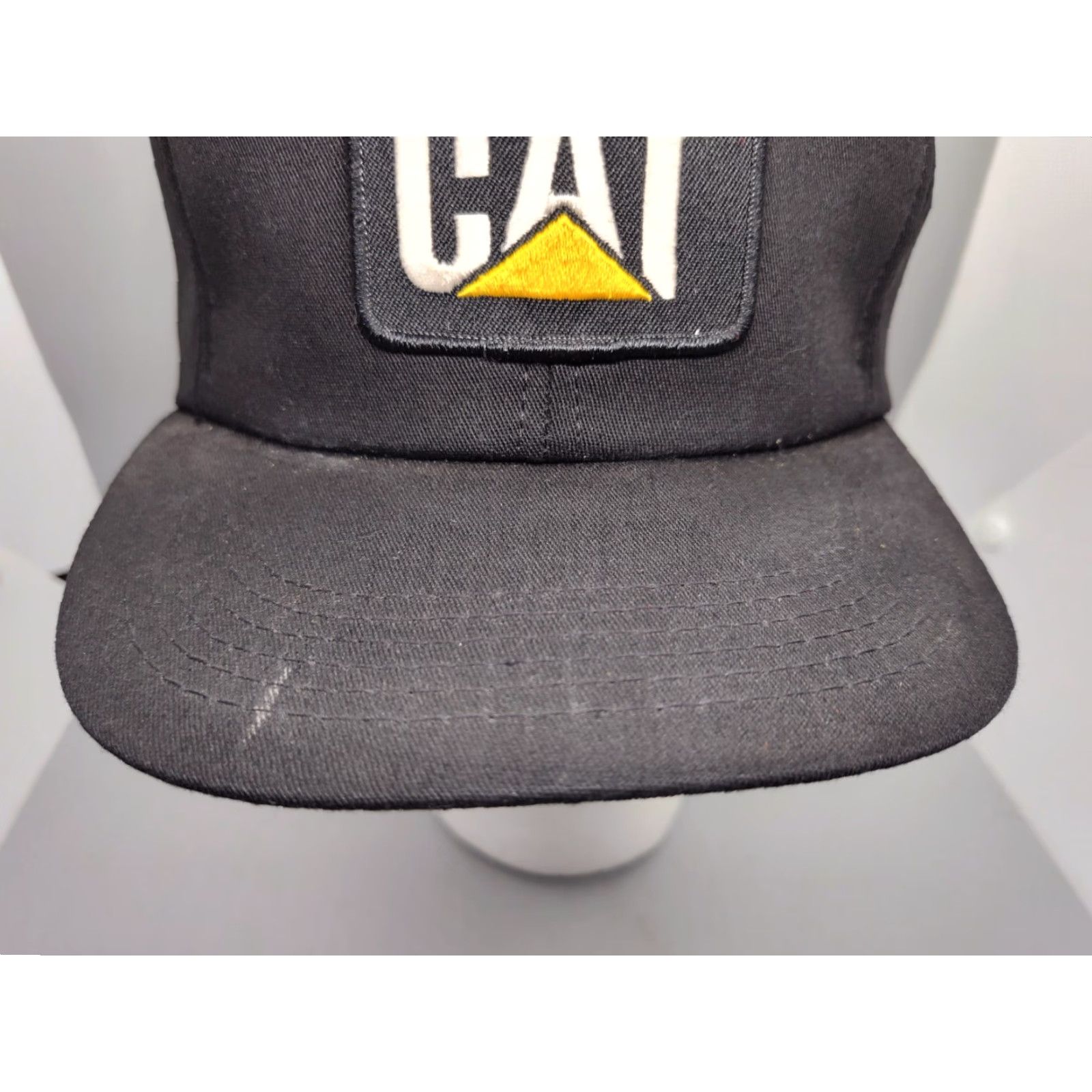 Vintage VINTAGE Tonkin CAT Caterpillar Cap Hat Foam Black Snapback Unisex Adults Adjustable - 90s Logo Size ONE SIZE - 3 Thumbnail