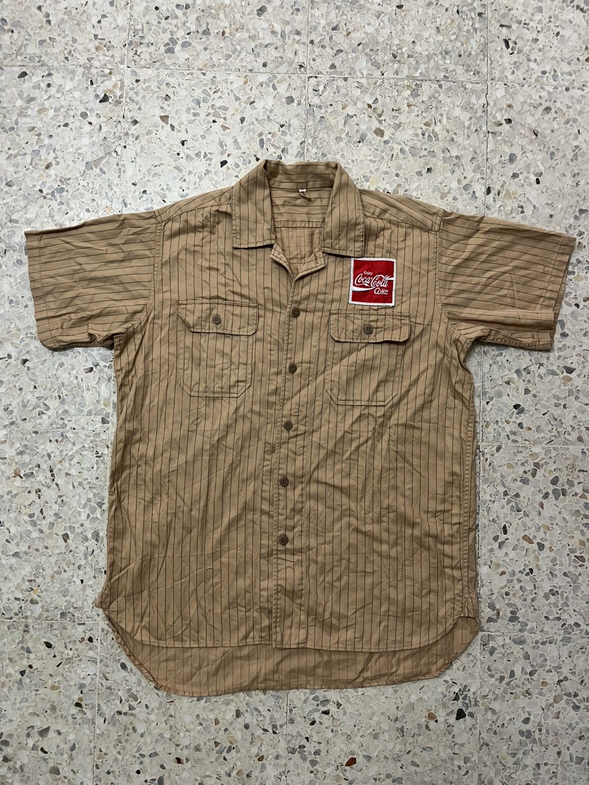 Coca Cola × Vintage Vintage Coca Cola patches workers shirt Size US XL / EU 56 / 4 - 1 Thumbnail