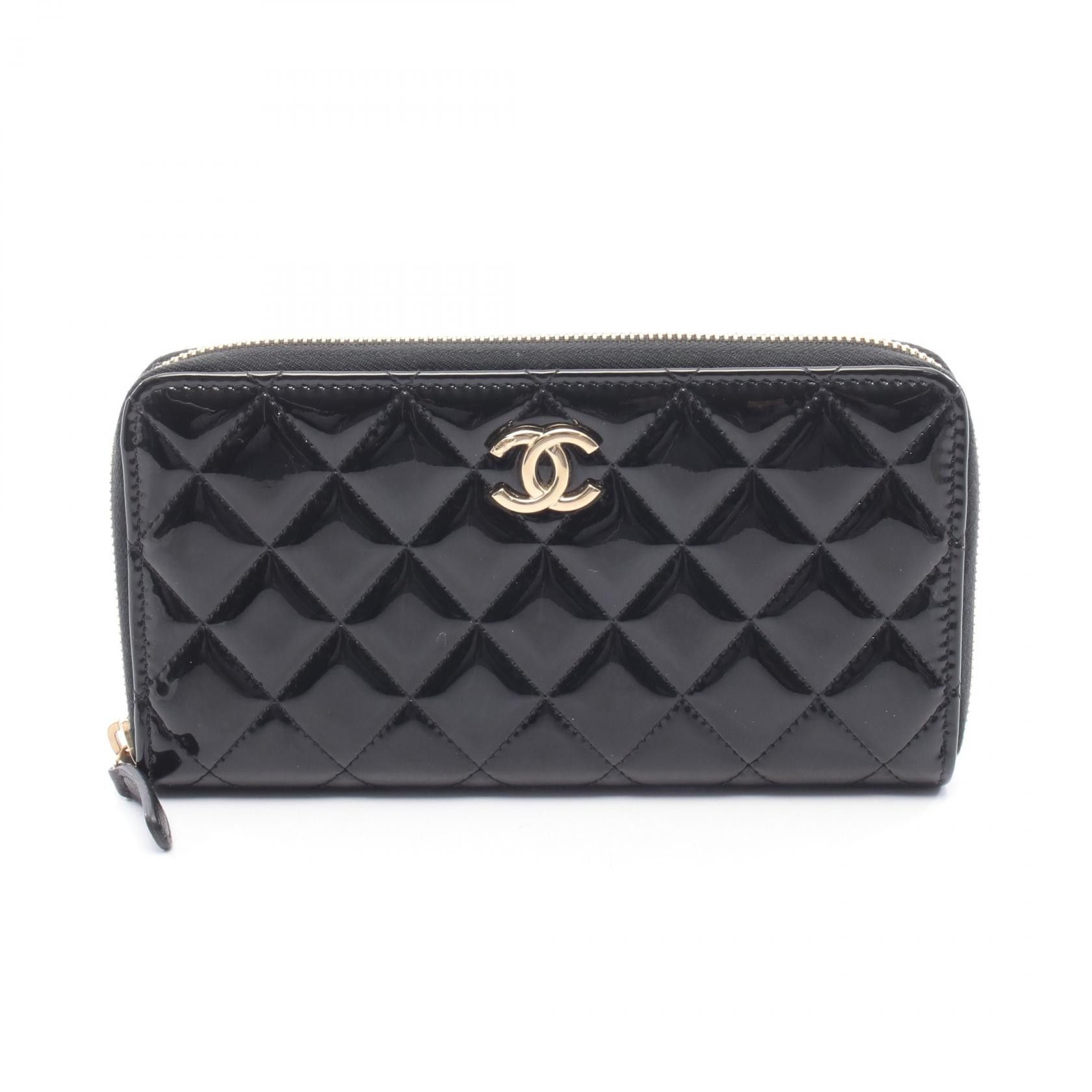 Chanel Chanel Chanel Classic Matelasse Patent Leather Long Wallet Leather Long Wallet AP1594 DUTY FREE for USA Size ONE SIZE - 1 Thumbnail