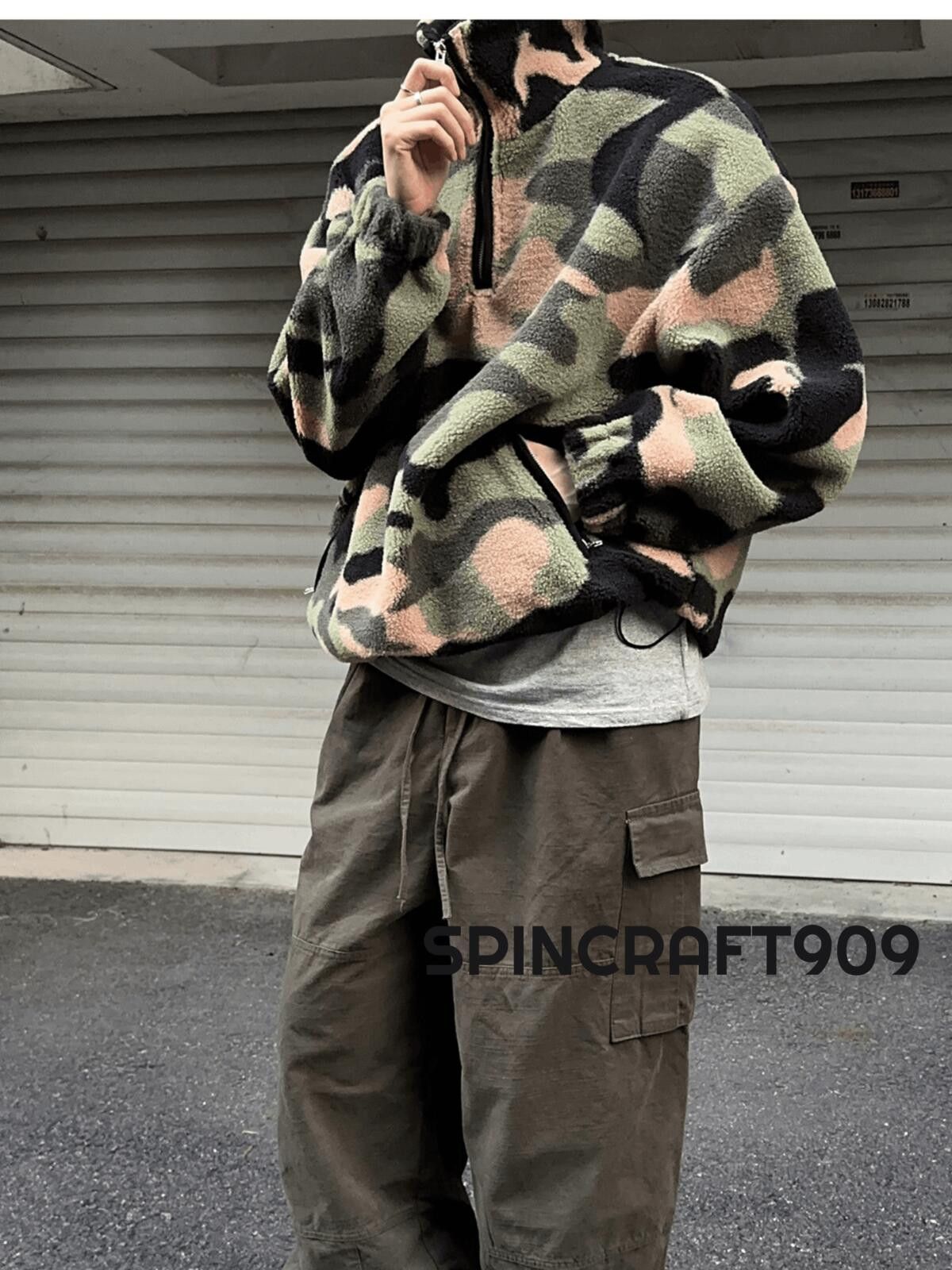 Other Camo Graphic Pullover Knit Warm Hoodie Size US M / EU 48-50 / 2 - 4 Thumbnail