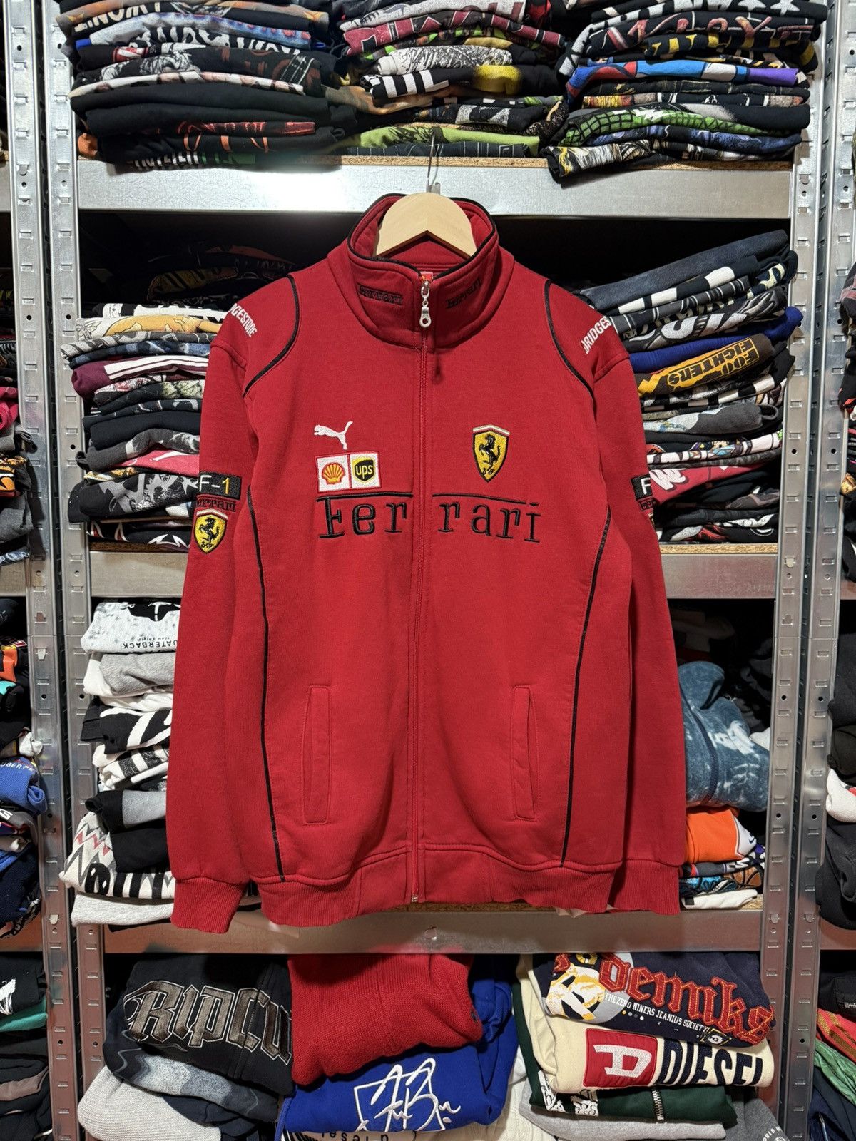 Formula 1 Rare Formula 1 F1 Puma Ferrari Full Zip Jacket Y2K Hype Size US L / EU 52-54 / 3 - 1 Thumbnail