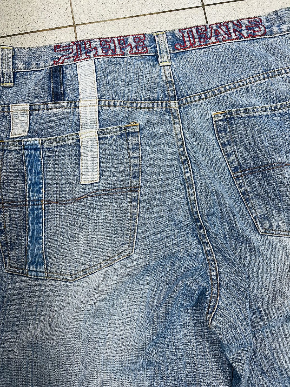 Pepe Jeans Vintage Y2K Pepe UK Goldseries Super Baggy Skater Jeans Size US 42 / EU 58 - 14 Thumbnail