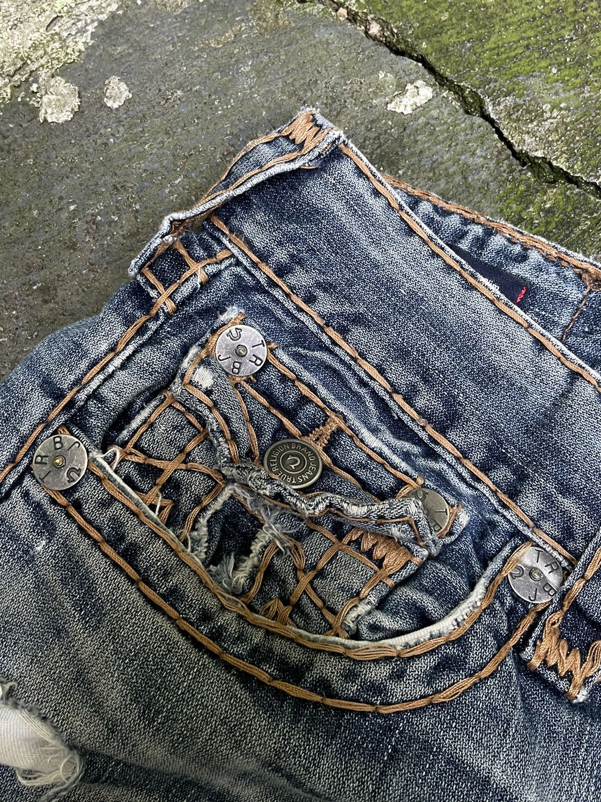 True Religion True Religion Vintage Denim Jeans Distressed Fade Y2K Japan Size US 29 - 7 Thumbnail