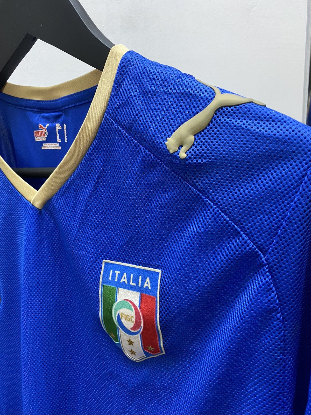Puma ITALY 2008/2009 HOME FOOTBALL SHIRT SOCCER JERSEY PUMA Size US L / EU 52-54 / 3 - 13 Thumbnail
