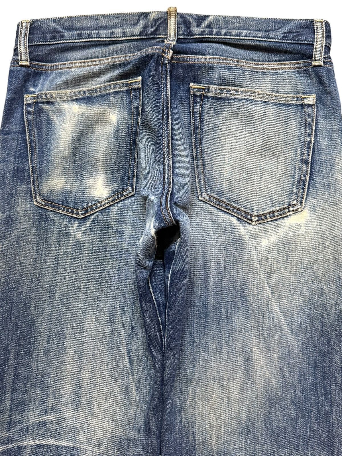 Uniqlo Vintage Japan Uniqlo Mud Wash Clawmark Whisker Straight Leg Size US 32 / EU 48 - 5 Thumbnail