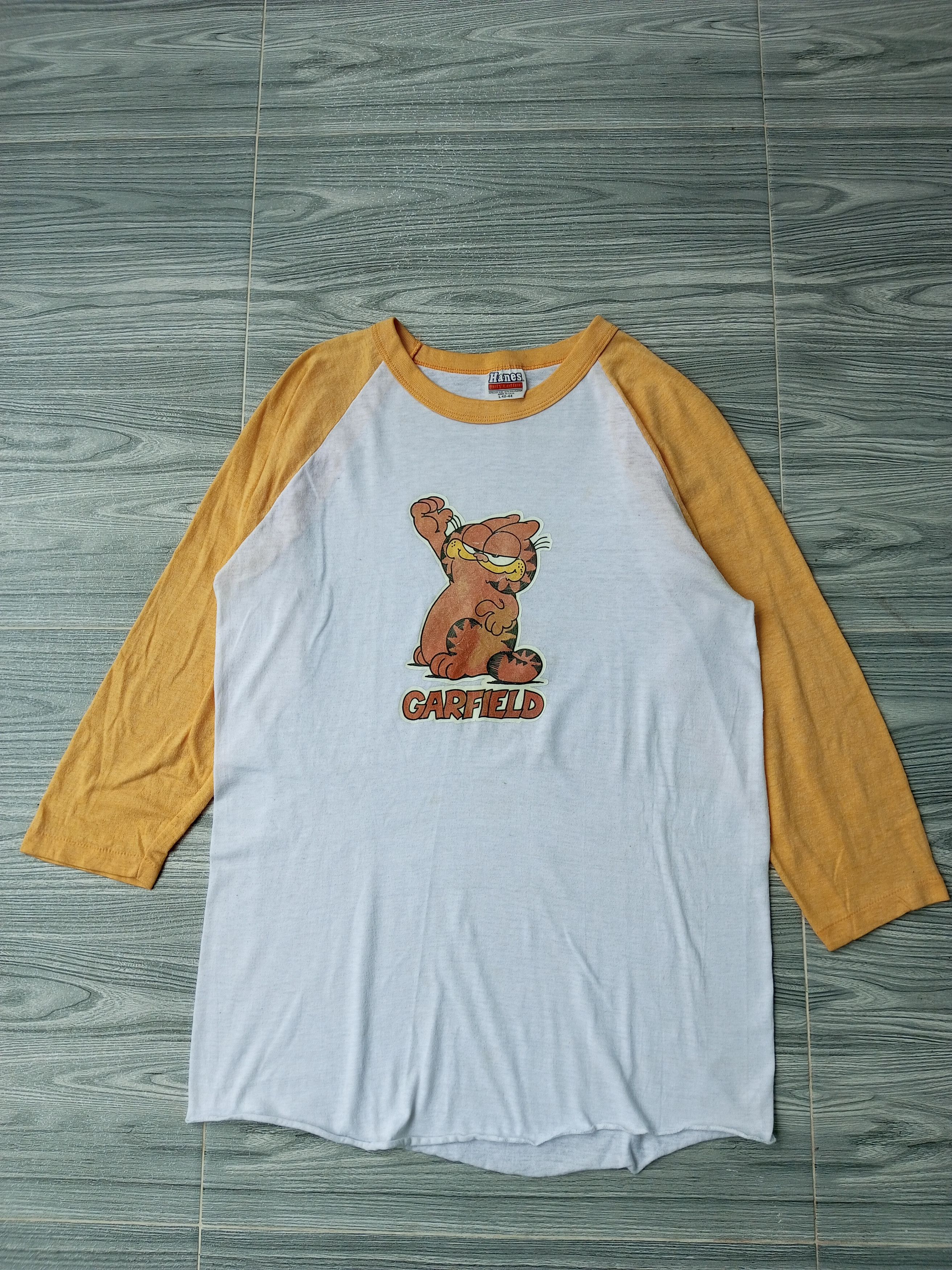 Other × Vintage 🔥HOT ITEM🔥Vintage Garfield 80's 50/50 Hanes tag Size US L / EU 52-54 / 3 - 1 Thumbnail