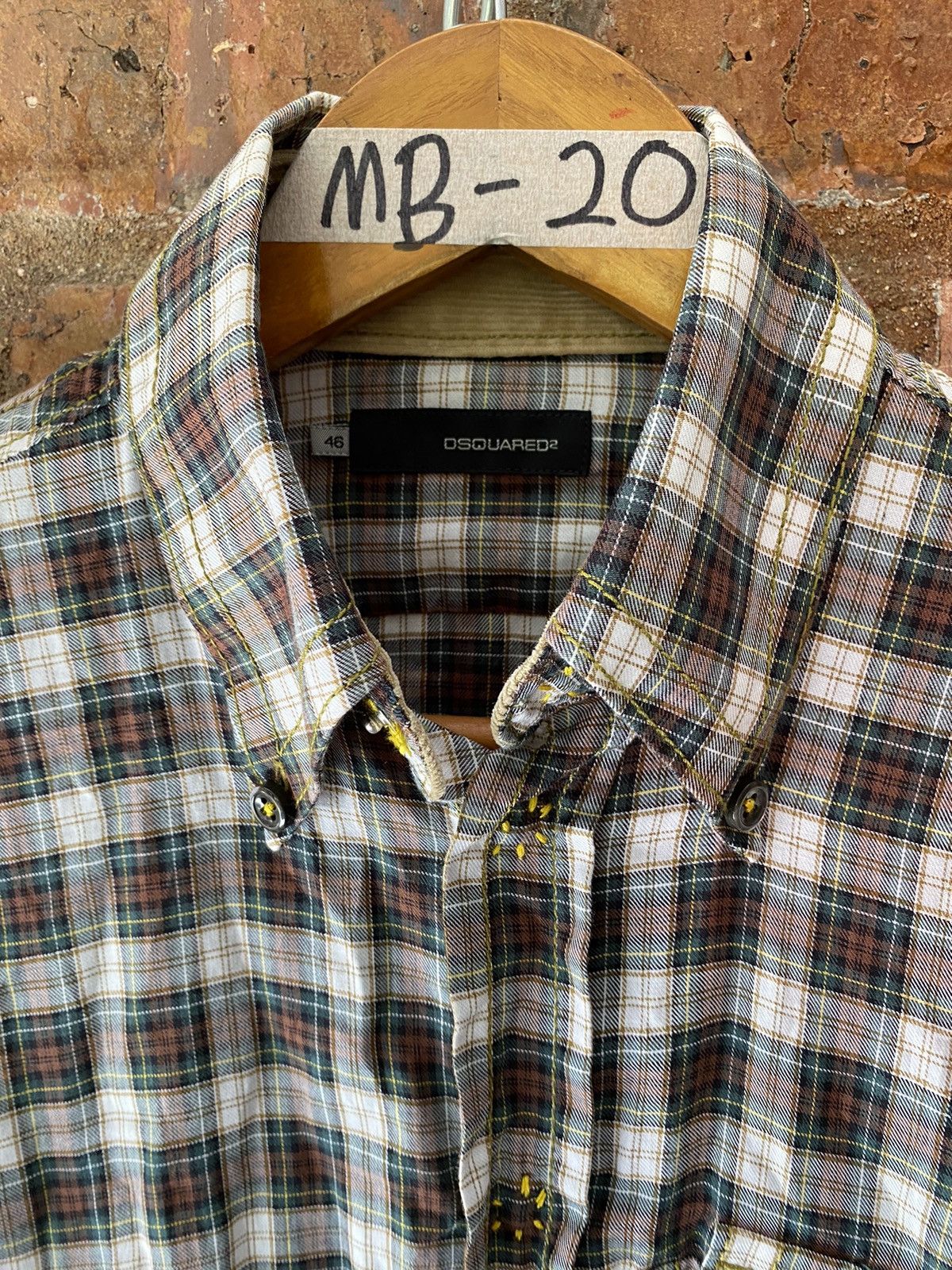 Dsquared2 AW04 Hand stitch Patch flannel Size US M / EU 48-50 / 2 - 6 Thumbnail