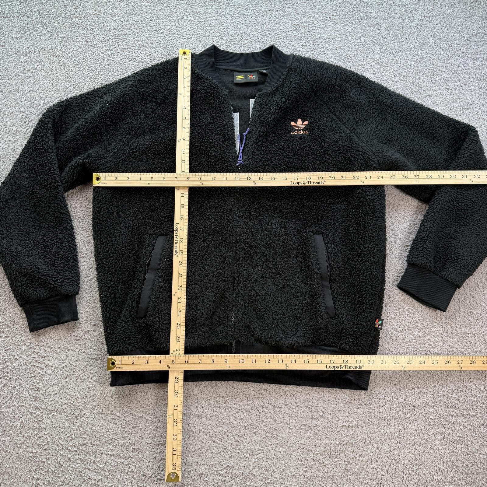 Adidas Adidas x Pharrell Williams Hu Hiking Sherpa Fleece Jacket XL Size US XL / EU 56 / 4 - 3 Thumbnail