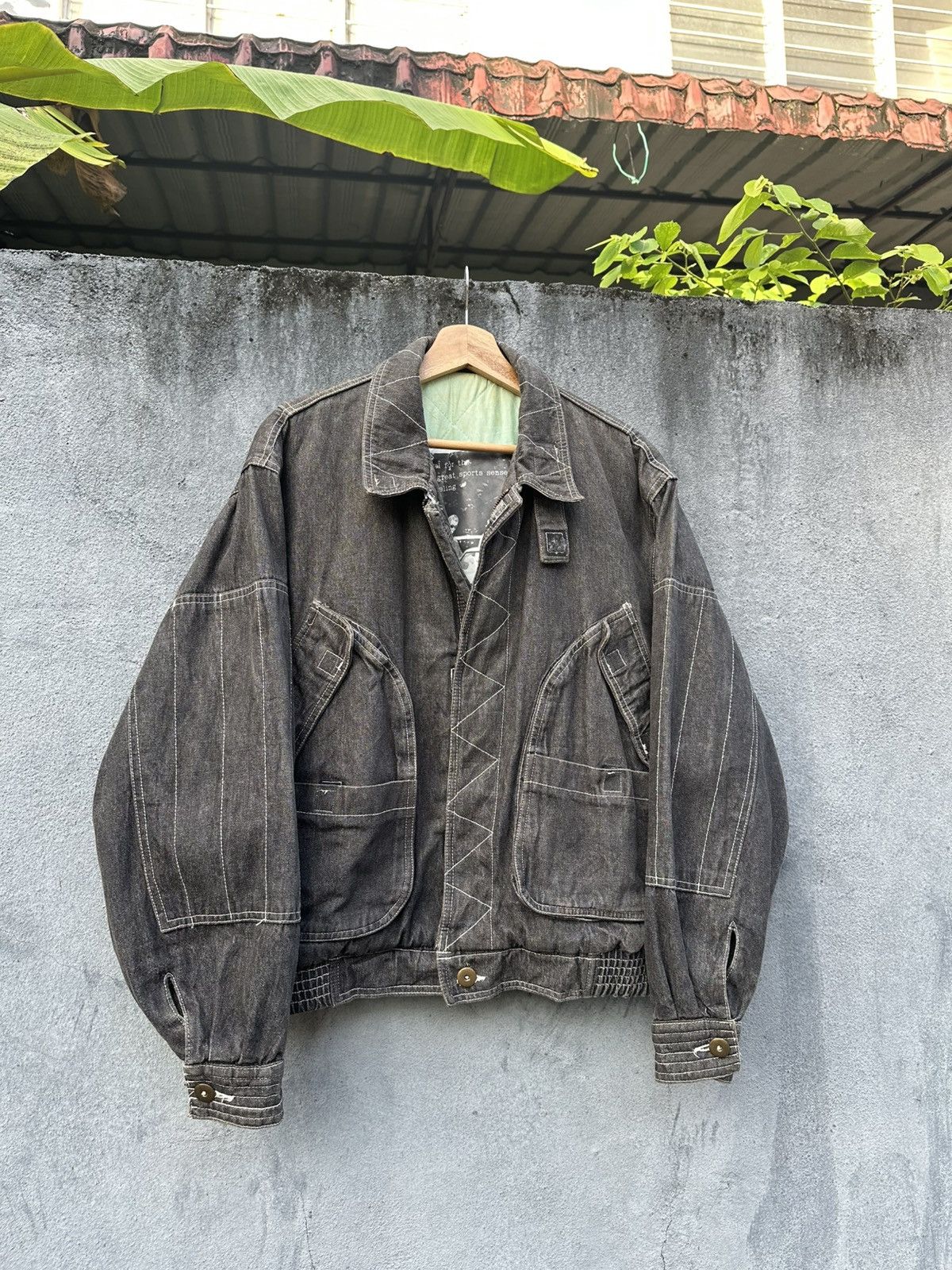 Vintage 🪖Vintage Jeanjaures Parachute Bomber Jacket Size US M / EU 48-50 / 2 - 3 Thumbnail