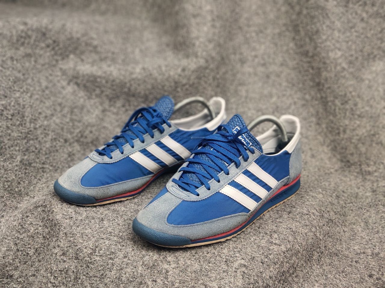 Adidas Vintage Adidas Originals SL 72 Blue Sneakers Y2K Style Shoes Size US 9.5 / EU 42-43 - 11 Thumbnail