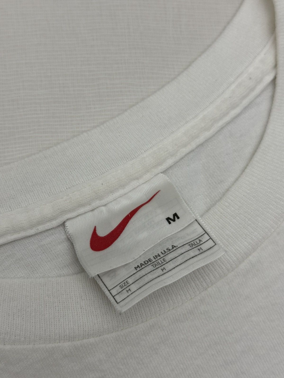 Nike Vintage 90s Nike There Is No Finish Line Round Logo Tshirt M Size US M / EU 48-50 / 2 - 8 Thumbnail