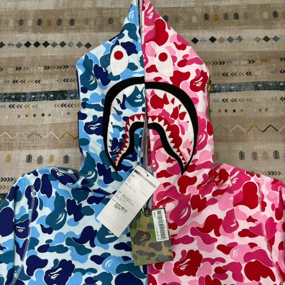 Bape BAPE CAMO SHARK FULL ZIP HOODIE Size US L / EU 52-54 / 3 - 2 Thumbnail