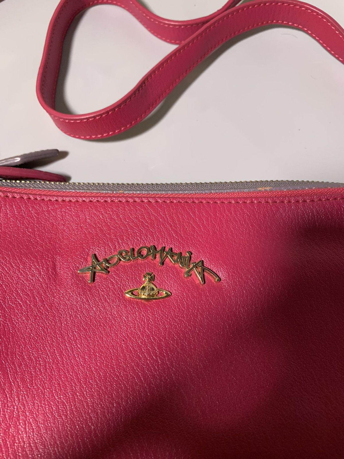 Vivienne Westwood VIVIENNE WESTWOOD TWO TONE LEATHER CROSS BODY BAG Size ONE SIZE - 2 Thumbnail