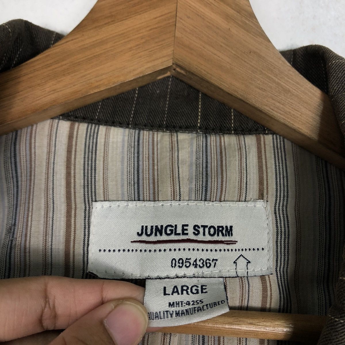 Japanese Brand 🔥Vtg Hikory Chore Jacket Jungle Storm Issey Miyake Japan Size US L / EU 52-54 / 3 - 14 Thumbnail