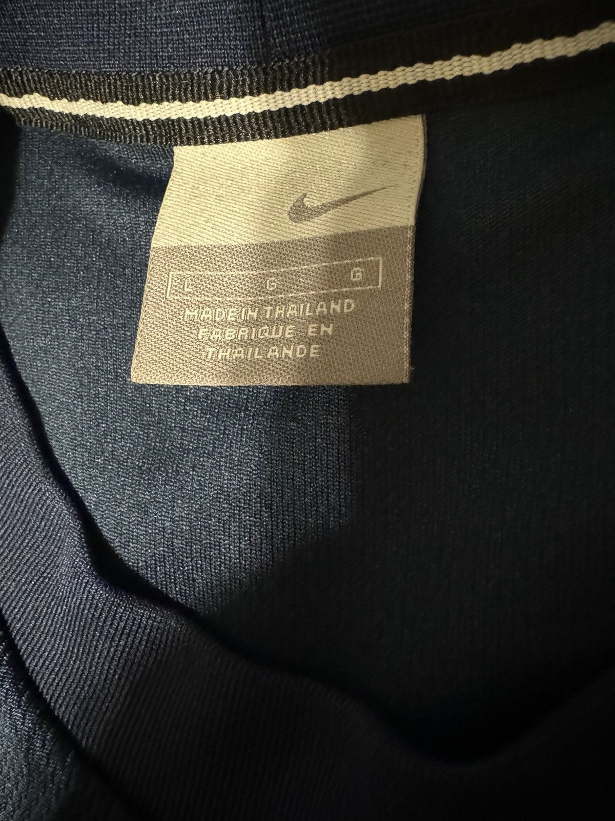 Nike × Vintage navy 2000s nike tee Size US L / EU 52-54 / 3 - 3 Thumbnail